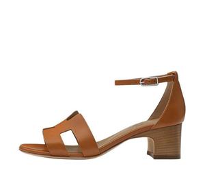 Buy Hermes Encens Strap Sandals 5cm Women's Brown at Sasom – Authentic and Ready to Ship